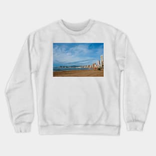 Benidorm Levante Beach Costa Blanca Spain Crewneck Sweatshirt